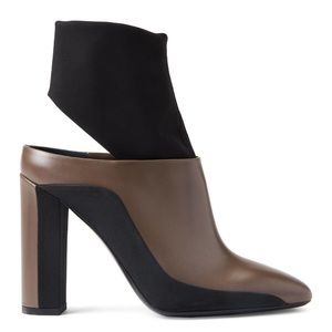 NIB Via SpigBark Agyness Mixed Media Ankle Booties